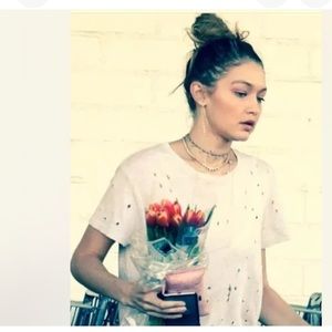 IRO T-shirt in cream/clay color